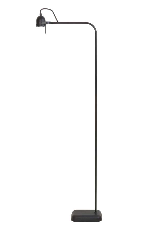Daimen vloerlamp mat zwart met dimmer Daimen vloerlamp mat zwart met dimmer
